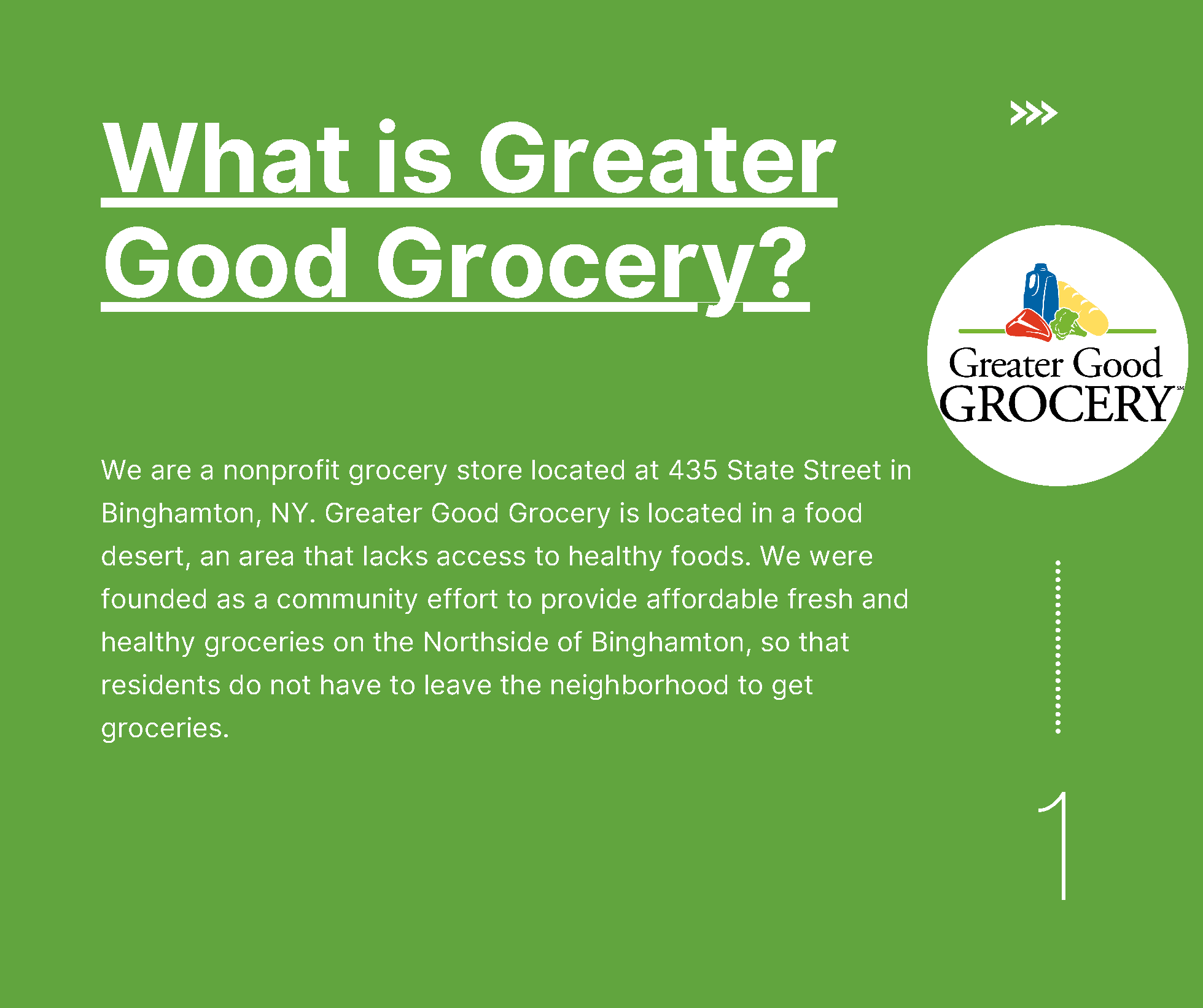Greater Good Grocery